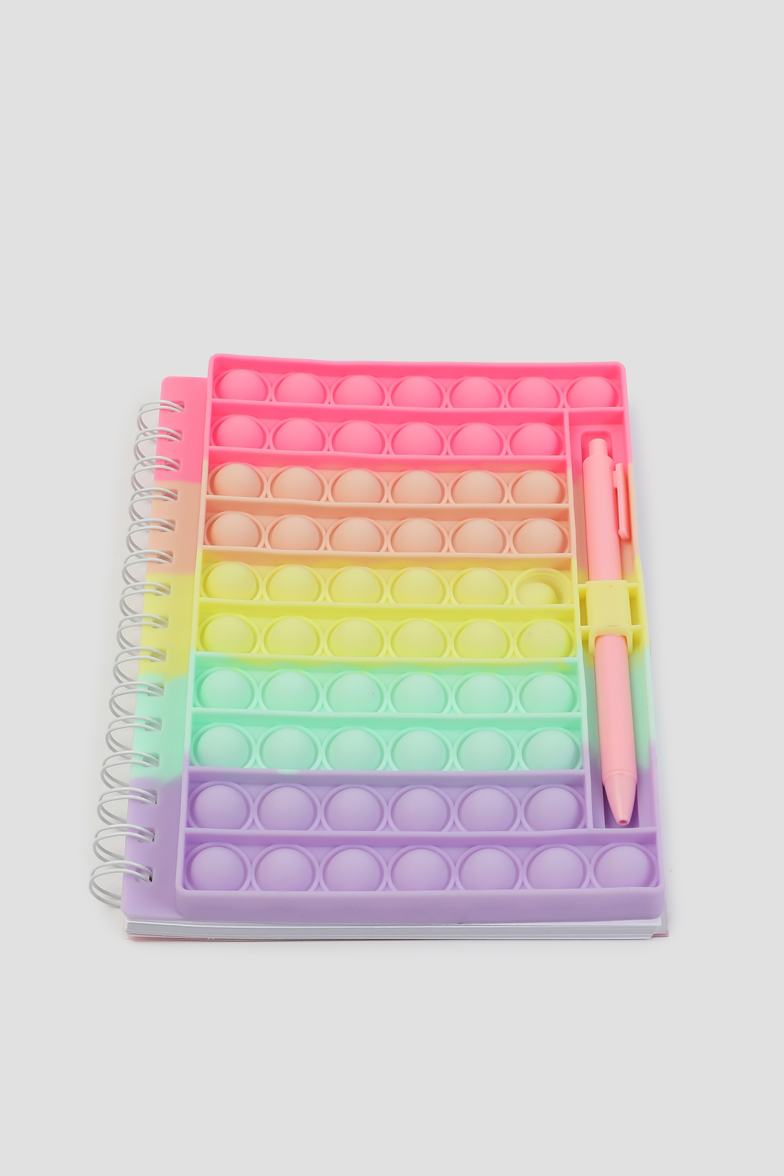 Ardene Pastel Rainbow Pop Fidget Notebook