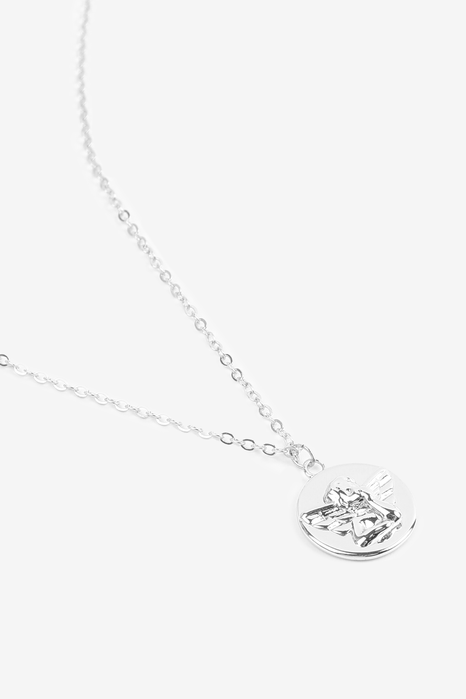 Ardene Angel Chain Necklace in Silver