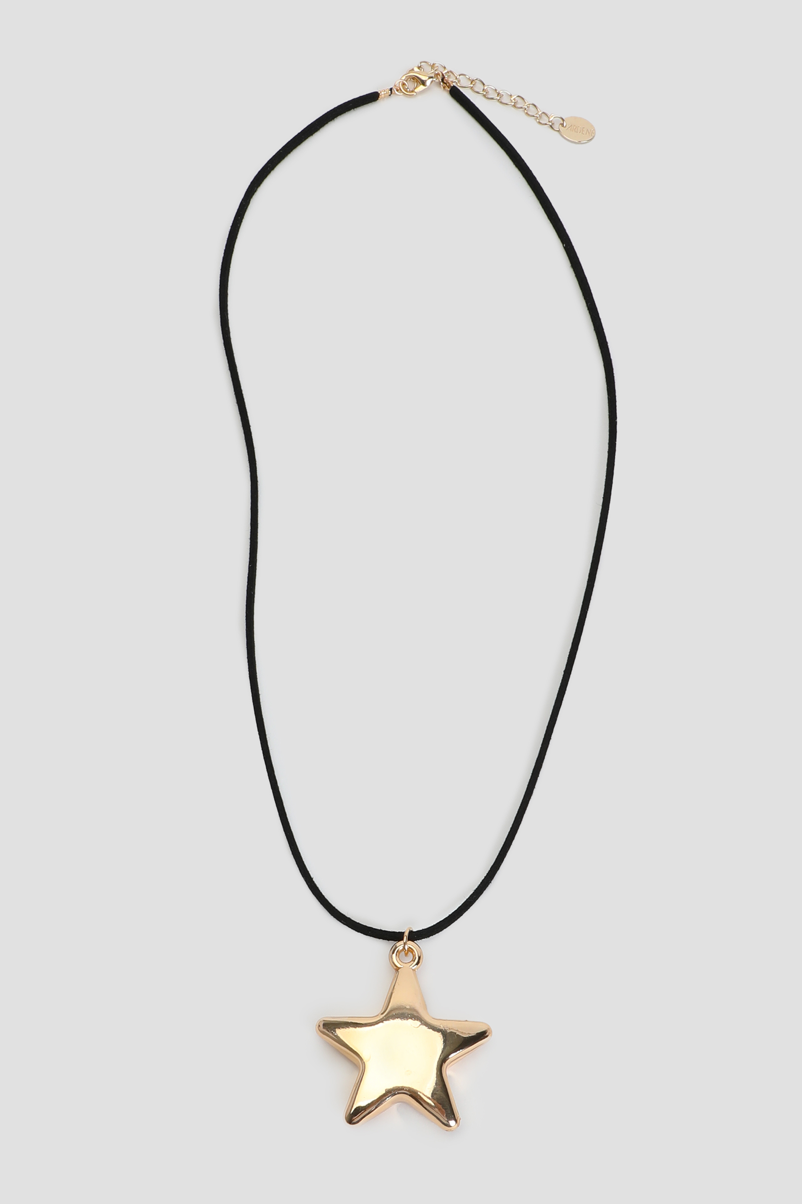 Ardene Cord Necklace with Star Pendant in Gold