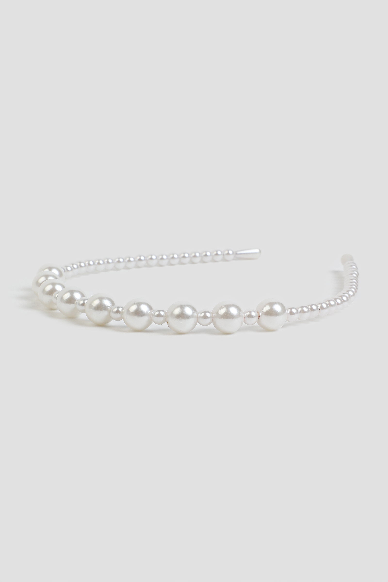 Ardene Pearl Headband in White