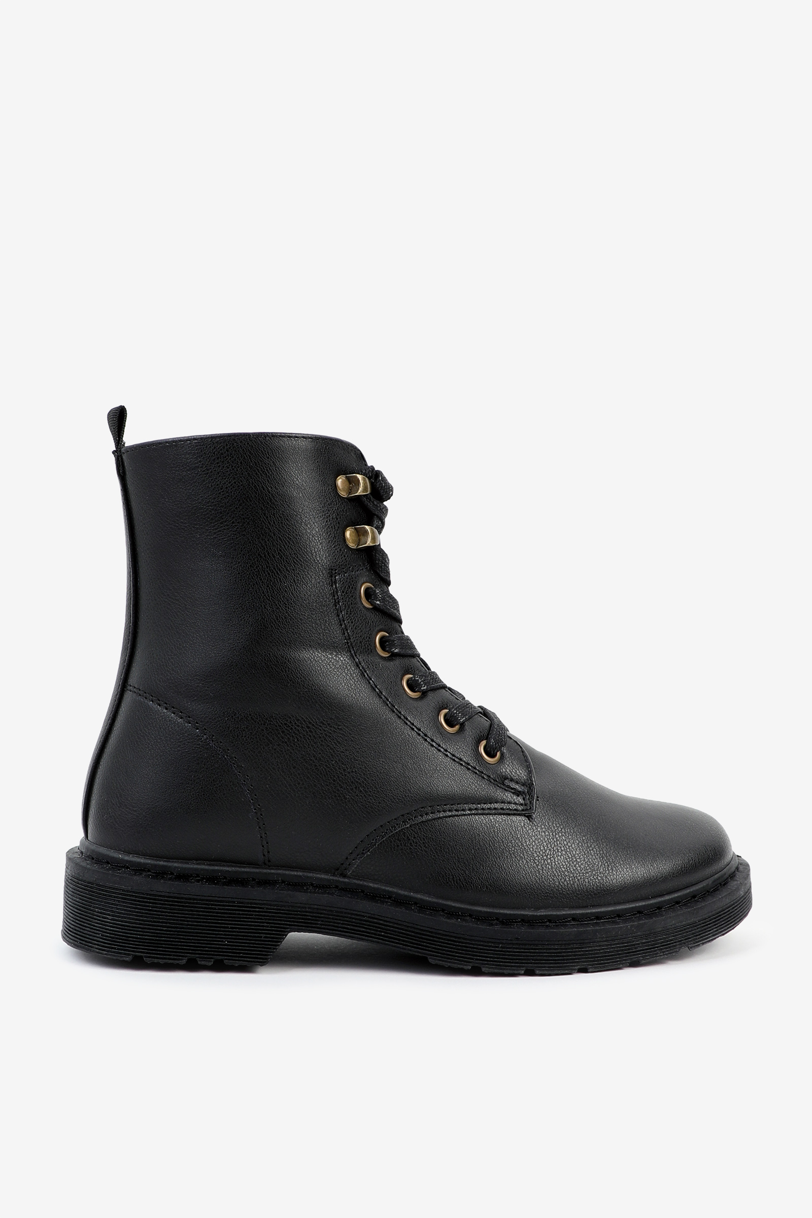 Ardene Ankle-Length Combat Boots in | Size | Faux Leather