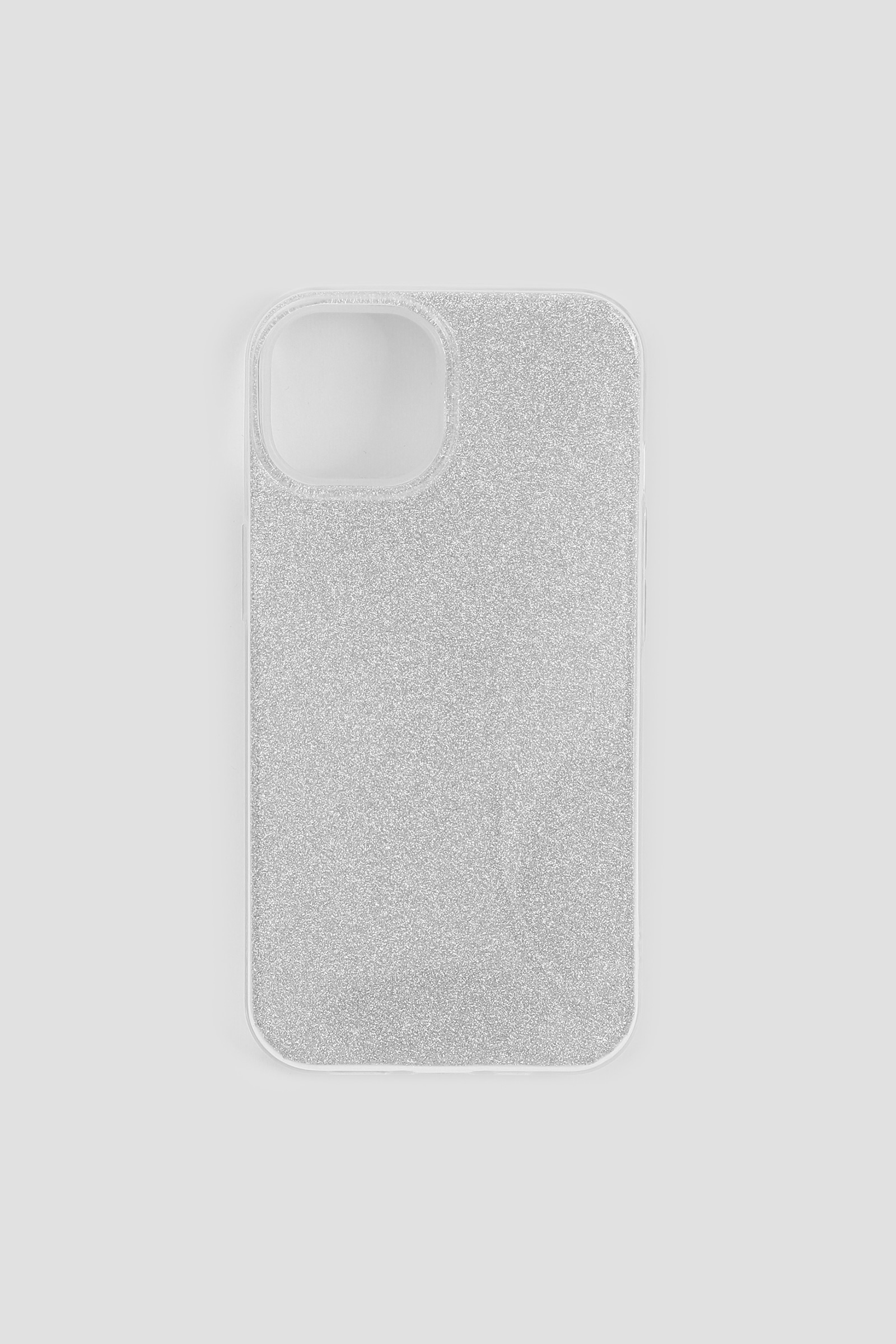 Ardene Glitter iPhone 13 Case in Silver