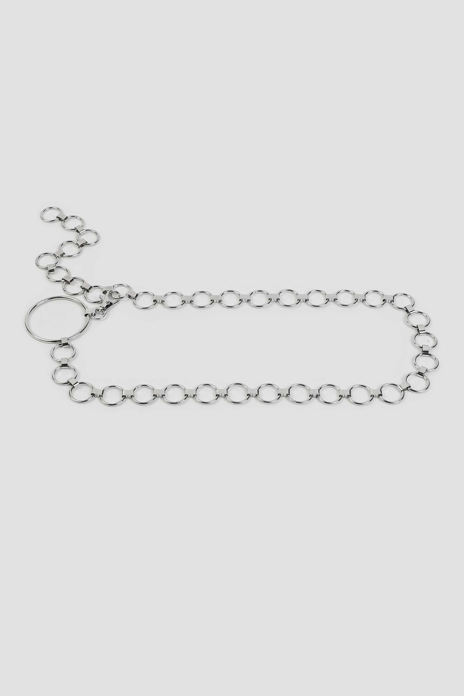 Ardene O-Ring Chain Belt in Silver
