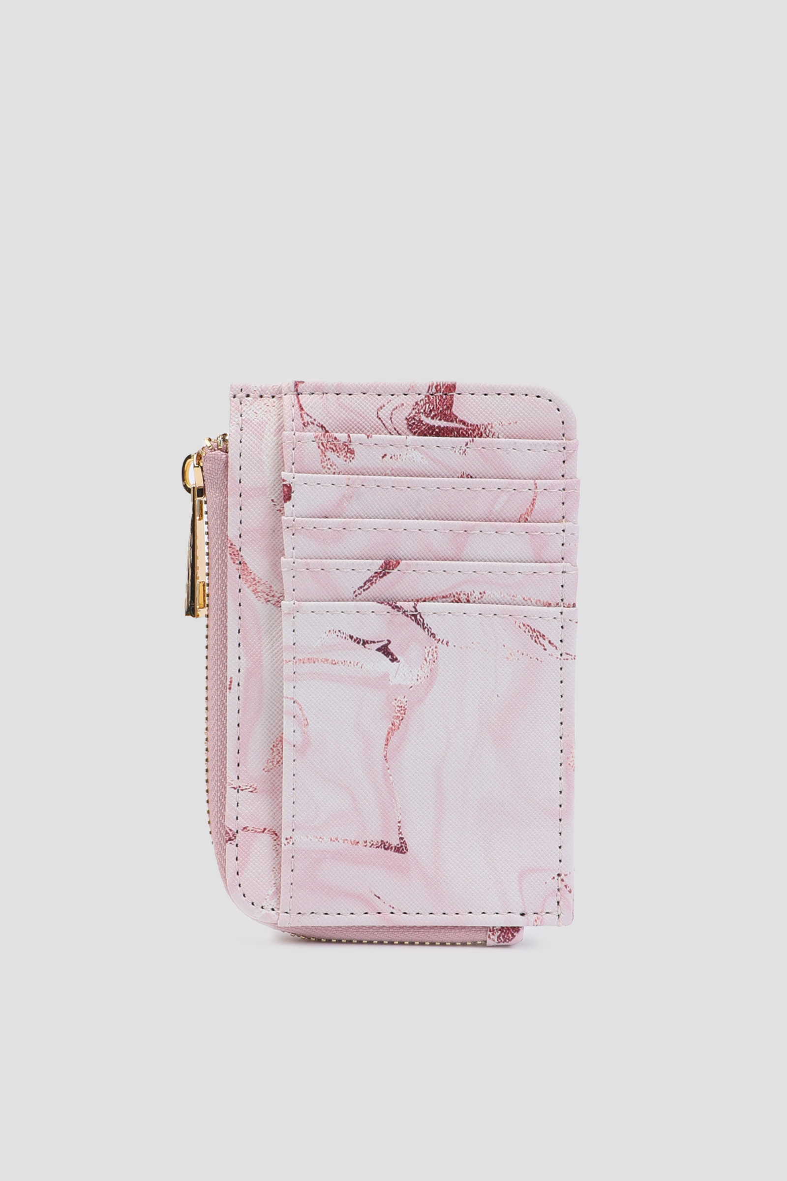 Ardene Faux leather Cardholder in Light Pink | Faux Leather/Polyester