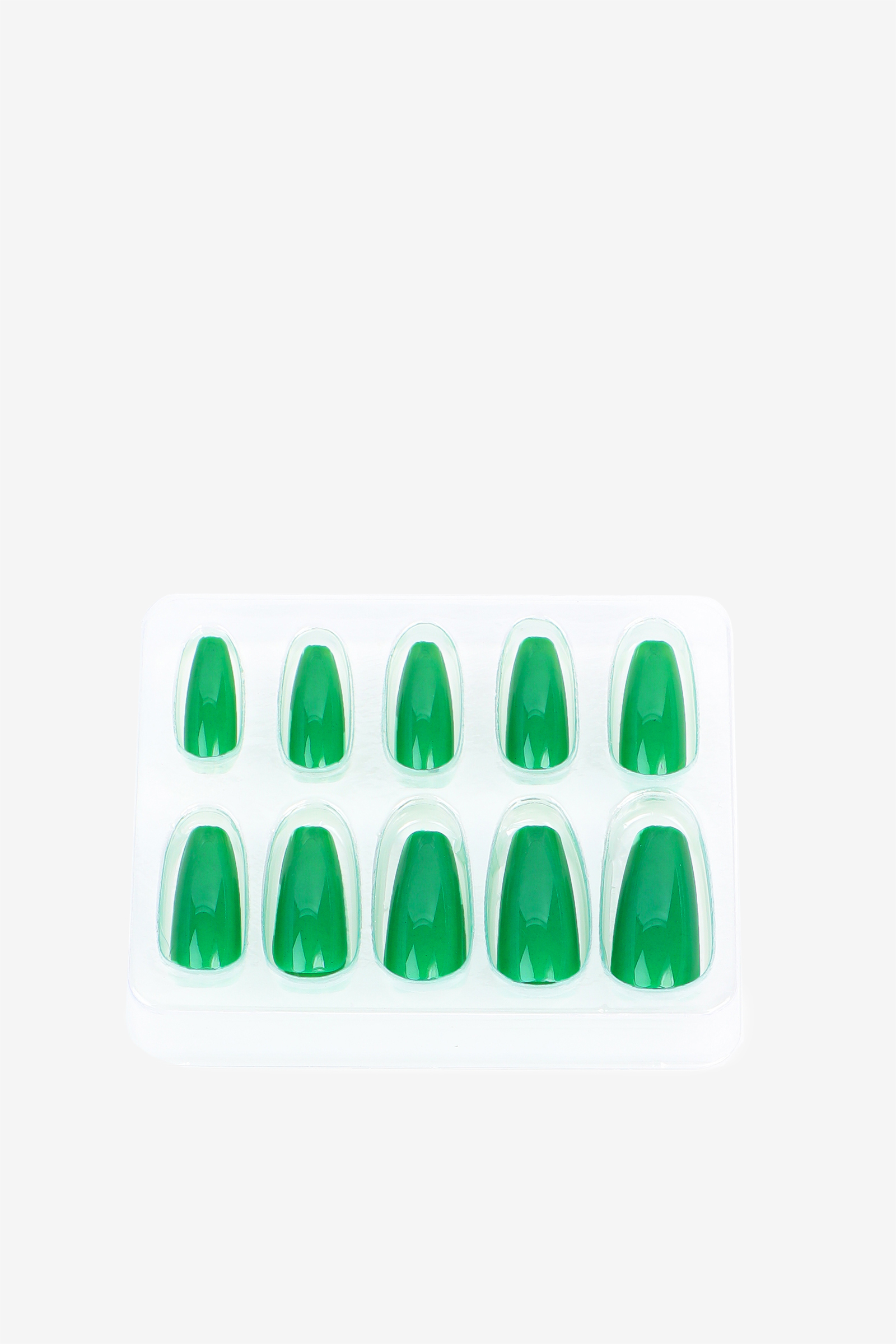 Ardene Green Stiletto Fake Nails