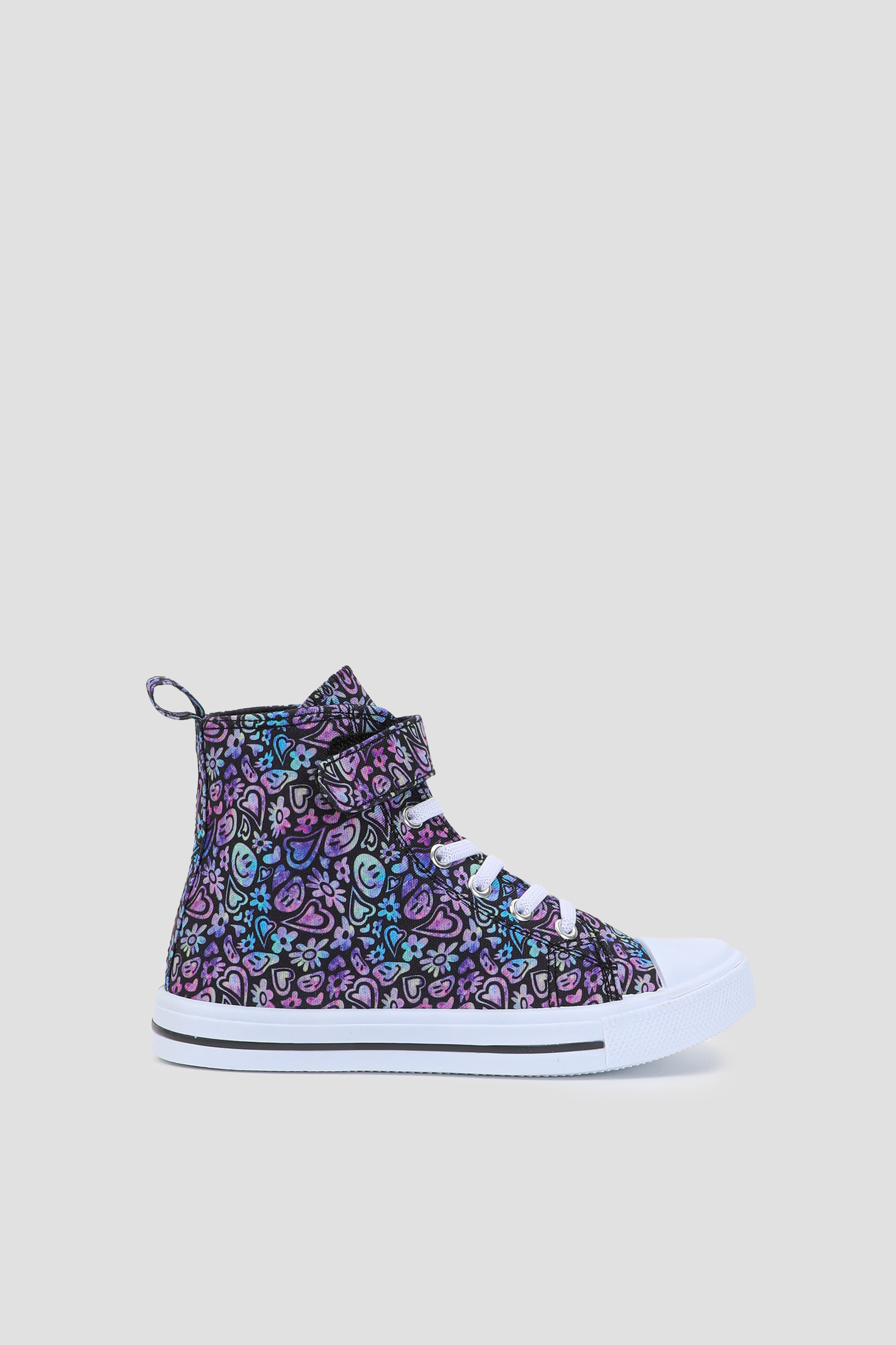 Ardene Printed High Top Sneakers | Size | Rubber