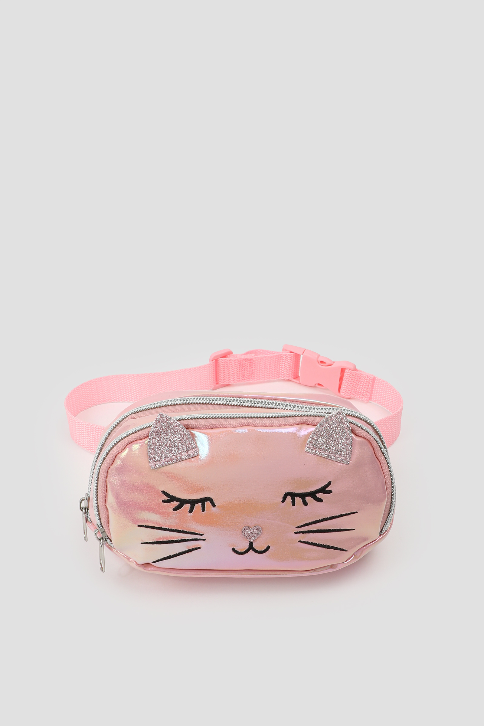 Ardene Animal Fanny Pack in Light Pink | Faux Leather