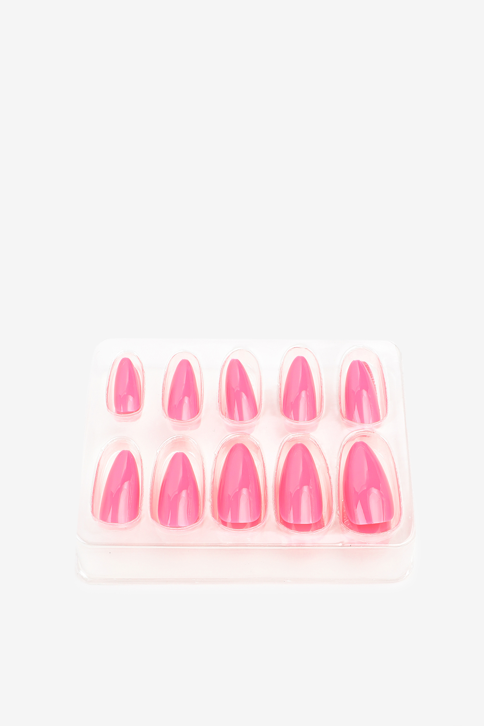 Ardene Hot Pink Stiletto Fake Nails
