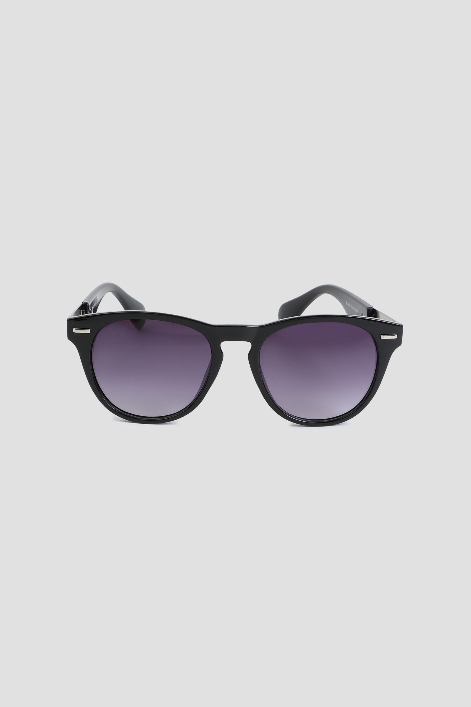 Ardene Wayfarer Sunglasses with Metal Details in Black