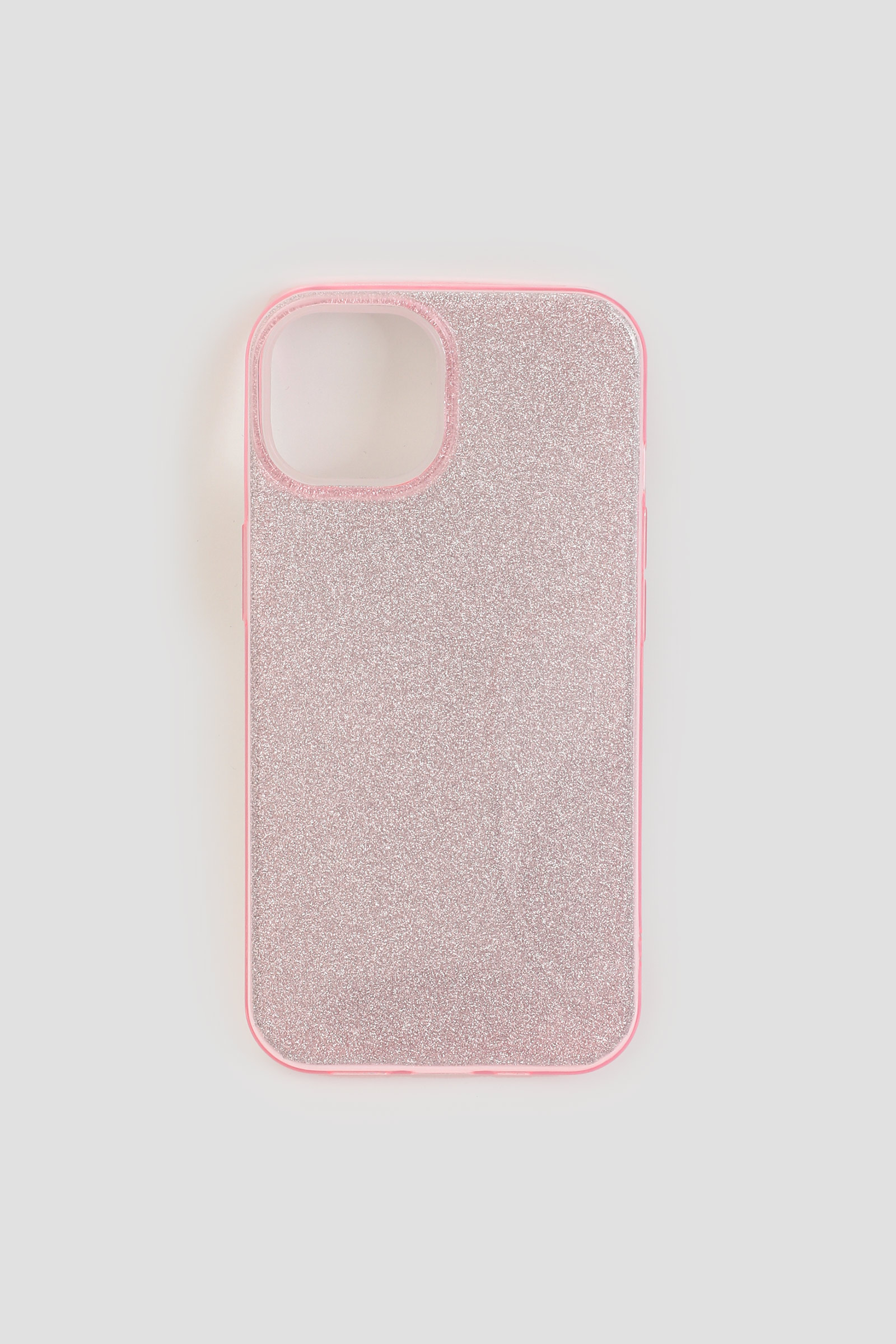 Ardene Glitter iPhone 13 Case in Light Pink