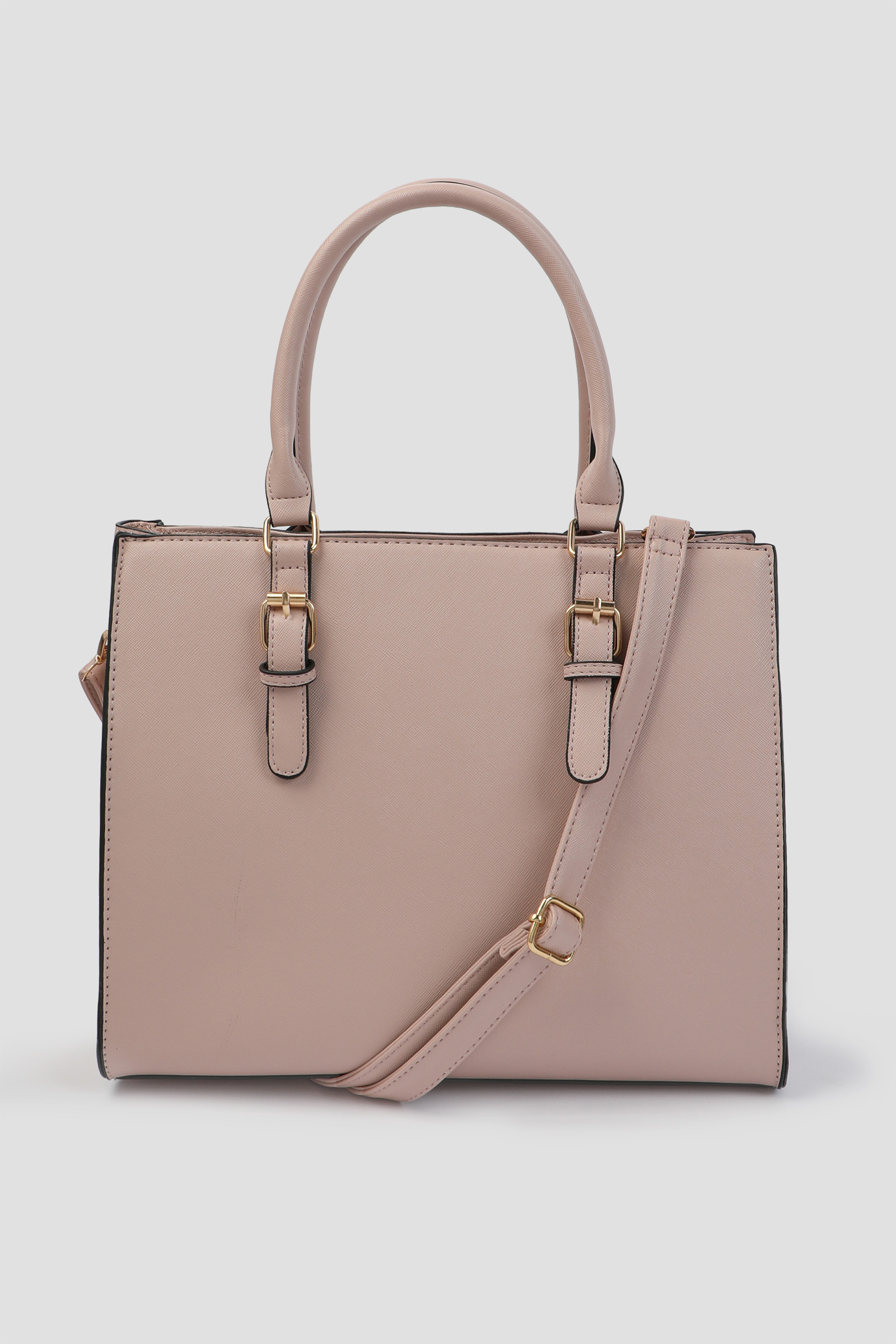 Ardene Large Tote Bag in Blush | Faux Leather/Polyester